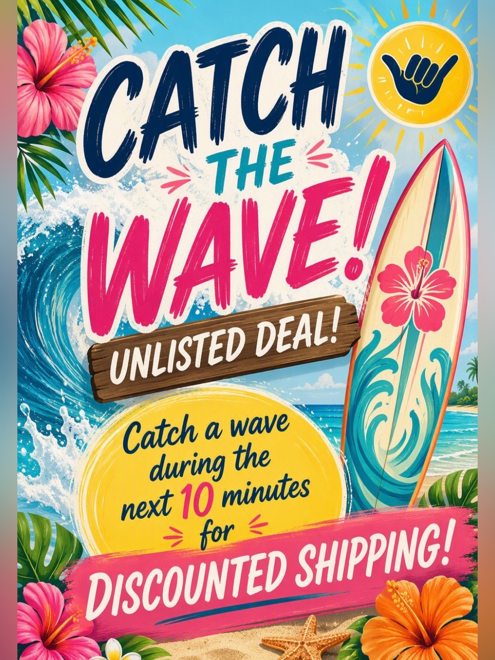 Surf’s Up! 🏄 FLASH SALE LISTING Aug. 1 Motley Cruise Surfin’ USA Train 8AM EST